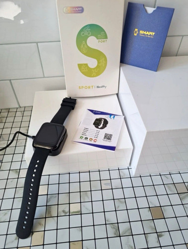 Smart sports watch black - smart,