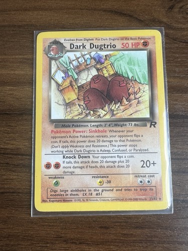 Dark dugtrio team rocket - dark, –