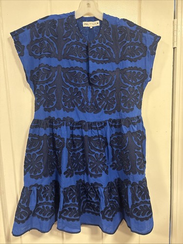Zara embroidered tunic - embroidered,