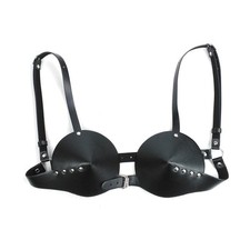 Faux Leather Bra Bondage BDSM