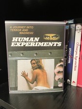 Human Experiments - Custom Blu-ray Slipcover - VHS Video Nasty DPP72 14mm