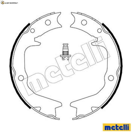 Brake shoe set - shoe,