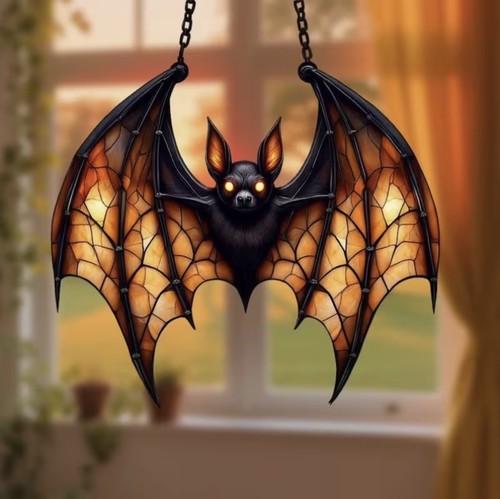 Gothic bat acrylic - bat, horror