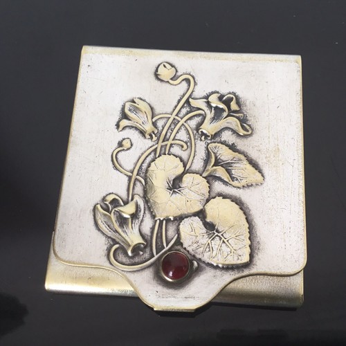 Antique brass matchbox - antique,