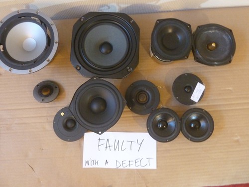 Job lot woofers tweeters - lot,