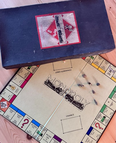 Monopoly board game - game, vintage