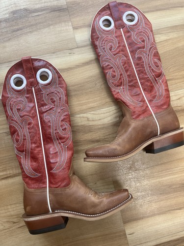 Red brown leather - brown,