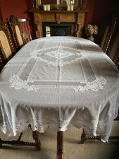 Vintage Lace Tablecloth