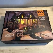 FUNWHOLE Retro House Modular Building Block 2097pcs with lighting kit Gift Toy