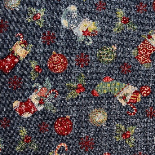 Christmas lurex tapestry - christmas,