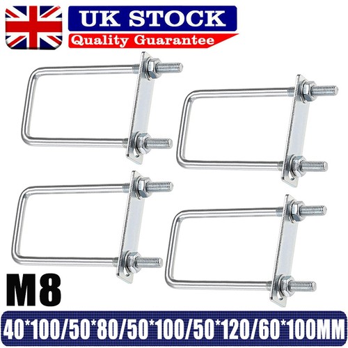Square bolts 40 50 60mm - 4x,