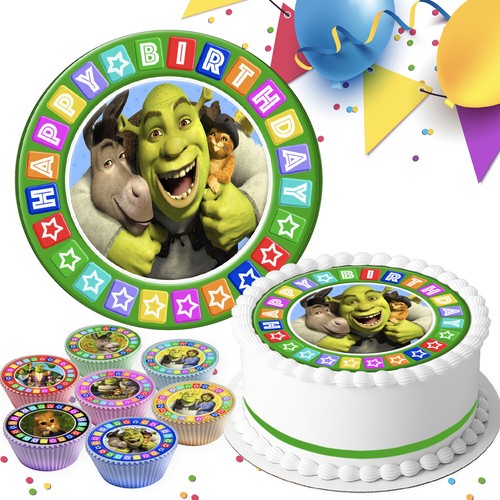 Shrek happy birthday - happy, green