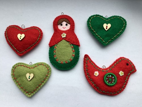 Handmade felt christmas - felt, tree