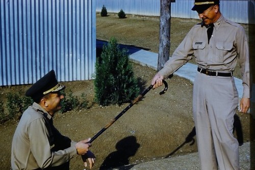 1950s two military officers - 1950s,