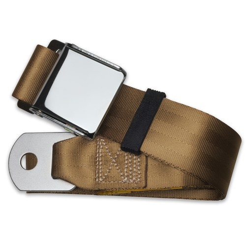 Retrobelt tan aviation lap - retrobelt,