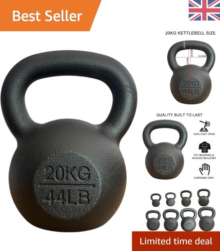Ergonomic cast iron kettlebell - ergonomic,