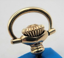 SB1-S: 14k Solid Gold Waltham Royal 18s Pocket Watch Bow & Pendant w/ Crown