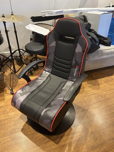 Black and red rocker - red, x