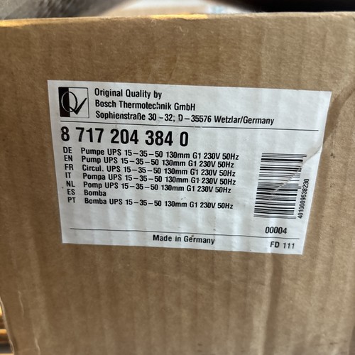 Worcester greenstar bosch pump - worcester,