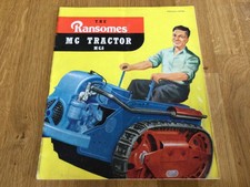 Ransomes MG6 sales brochure. Publication number 16775H . Rare find