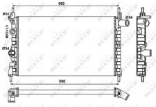 RADIATOR, ENGINE COOLING FOR