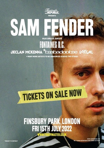 Sam fender london 2022 - fender,