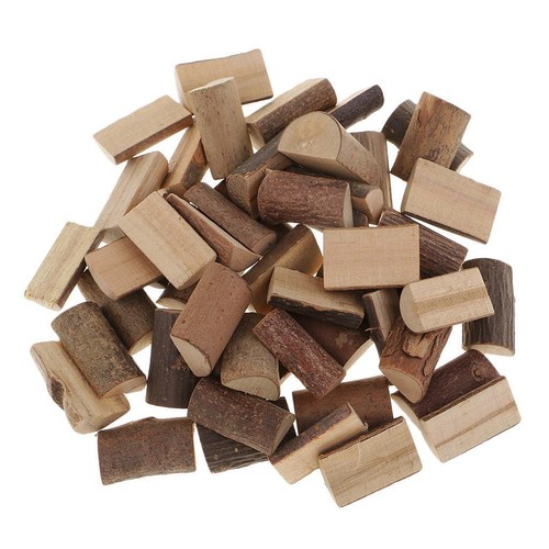 Pieces rustic half cut - half, wood