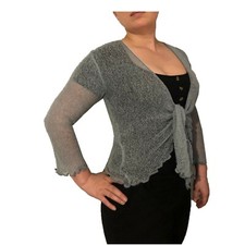 Womens Open Front Tie Up Shrug