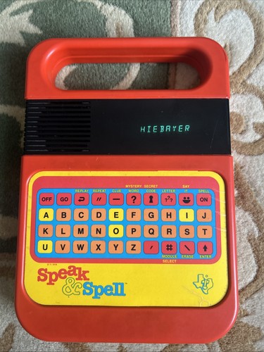 Vintage speak spell - speak, &spell