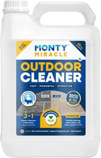 Monty Miracle Fast Patio Cleaner - 5 Litre Outdoor & Garden Surface Cleaner 