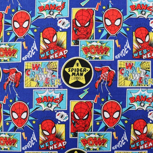 Blue spider man cotton - blue,