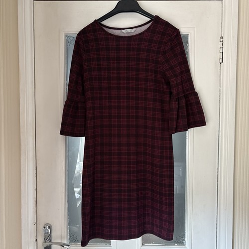 Peacocks burgundy tartan - peacocks, check