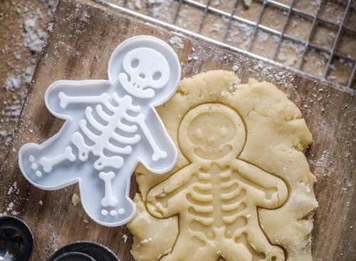 Skeleton gingerbread man - gingerbread,