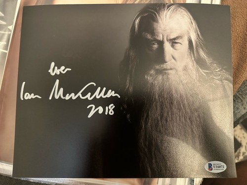 Ian mckellen signed 10x8 - ian,