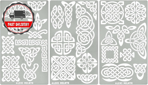 Celtic knot viking stencils - celtic,