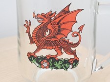 Wales welsh dragon glass - welsh,