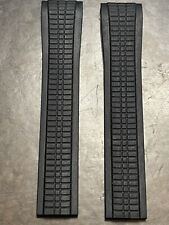Patek Phillipe 21x18mm Uncut Black Rubber Strap: 5167a, 5167r, 5164a, 5164r