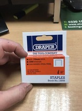 DRAPER AIR TOOL STAPLES FOR STAPLE GUN APPROX 1000  CONSTRUCTION FIXING