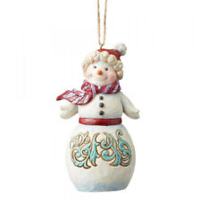 Heartwood Creek Hanging Ornament W Wonderland Snowman by Jim Shore  6004194