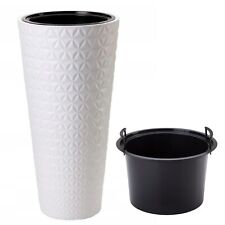 Round Tall Plant Pot Elegant