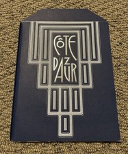 Souvenir Menu Orient Express