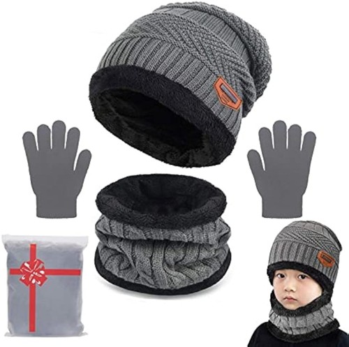 Kids winter hat scarf - kids,