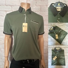 Gabicci Jersey Shirt, Polo Shirt, Sage, Large,  (X62) BNWOT