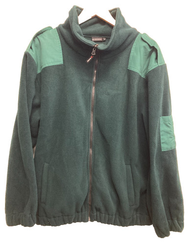 Ambulance green fleece thick - fleece,
