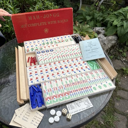 Mah jongg vintage set - vintage,