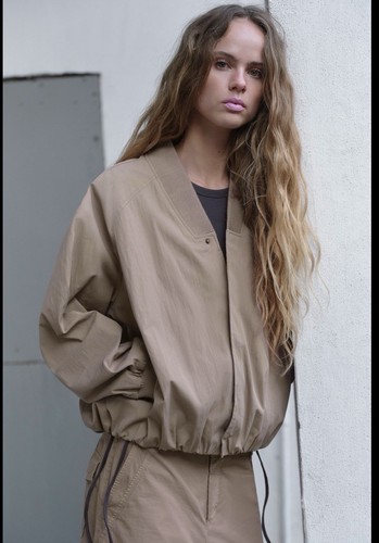 Zara balloon bomber jacket - zara,