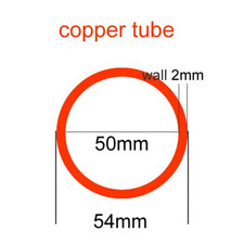 T2 Copper Tube OD54 Outer