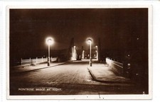 BRIDGE BY NIGHT, MONTROSE: Angus postcard (C93034)