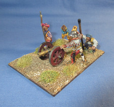 28mm WARGAMES  FOUNDRY  RENAISSANCE ARTILLERY C/W CREW ON SCENIC  BASE  SET 08