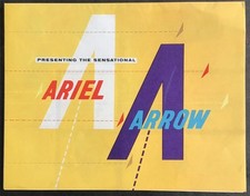 ARIEL ARROW MOTORCYCLE Sales Brochure 1960?